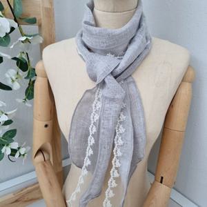 [애슬릿][애슬릿]여성 무지 레이스 테두리 여름 롱 긴 스카프