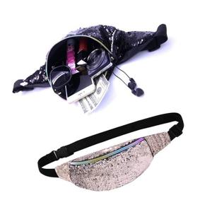 빛나는 가방 투톤 큰힙색 커플 여자 남자 커플 슬링백