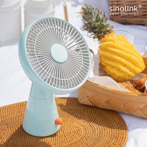 시노링크 탁상용 선풍기 민트 DM-DF01 서큘레이터 저소음 캠핑용 선풍기