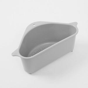 물빠짐 싱크대 코너바스켓 음식물쓰레기바구니 그레이