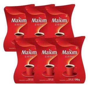 [동서식품] 맥심 오리지날 리필 170g 6개