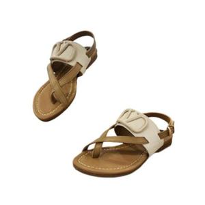 [세라] VICTOR CHOI 소가죽 V 포인트 쪼리 샌들  W24s807