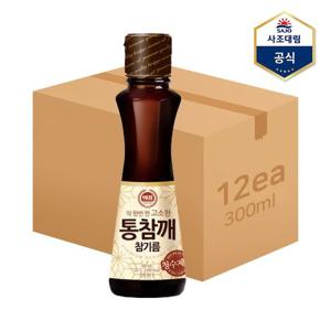 [사조대림]해표 통참깨 참기름 300ml x 12개