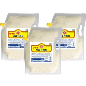 오뚜기 오쉐프 양파드레싱 2kg x 3개