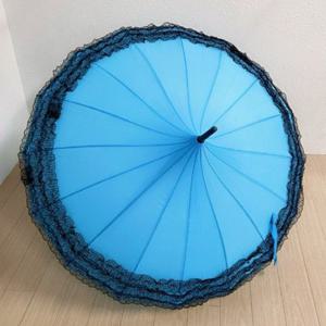 [애슬릿][애슬릿]곡자 레이스 양산 우산 수동 우양산