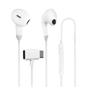 이탑 ET-2130 C타입 듀얼 충전 유선 이어폰 오픈형 고음질 오디오