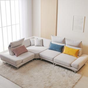 [데코라인] 뱅가드 코너형 아쿠아텍스 조야 스윙 모듈 소파(착불)