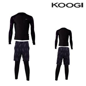 쿠기 남아 집업 래쉬가드 레깅스 팬츠 세트 KY-O846