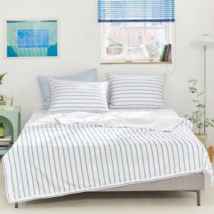 피츠 듀라론 냉감 알러지케어 2겹 여름이불패드세트 Q