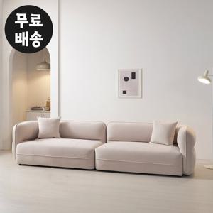 르노 패브릭 쇼파 4인용 소파 아쿠아 거실(오트밀)