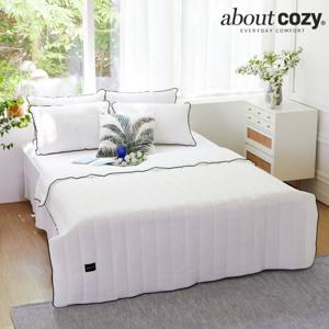 어바웃코지 뮤트 스노우 시어서커 이불베개세트 퀸(Q)