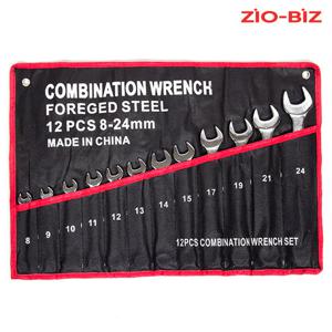 스패너 렌치 세트 12pcs/콤비네이션 만능렌치 편구 깔깔이공구