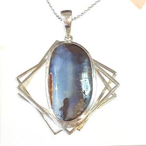 [블루케이] 더블릿엔틱오팔 원석 목걸이240513-09