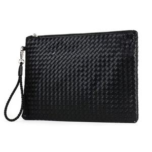 쿨샵 남여 클러치백 퀄팅 패턴 위빙 클러치백 블랙