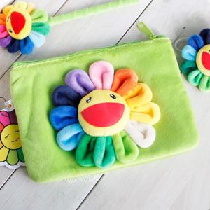 레인보우 해바라기 캐릭터 다용도 파우치