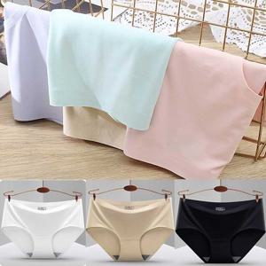 여성심리스팬티 여자 무지 깔끔 쿨링 데일리 노라인 팬티 언더