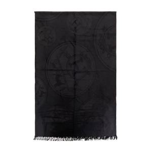 [엘러브] 에르메스 실크 캐시미어 롱 머플러 블랙 4HA0560