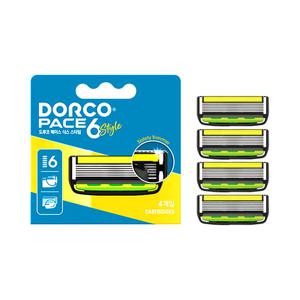 도루코 페이스6 스타일 6중 면도날(4입)