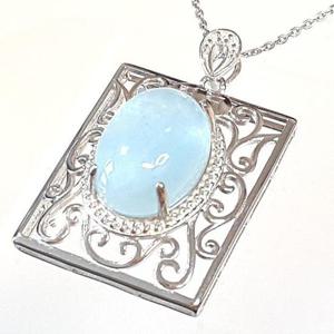 [블루케이] 아쿠아마린 원석목걸이240604-21작품