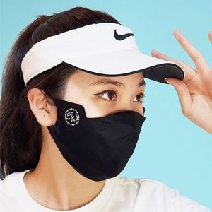 블랙 와이어 골프마스크 자외선차단 등산 자전거