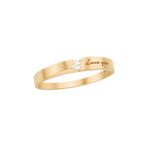 [GB] 레터링 큐빅 남성 커플링 10K 반지 LRM19052T