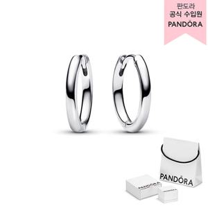 [판도라(주얼리)][백화점 보증서 제공]판도라 모멘츠 18mm 참 후프 이어링_293355C00