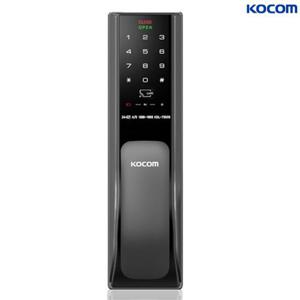 코콤 디지털 도어락 푸쉬풀 RF카드 타공형 주키 KDL-7500SK