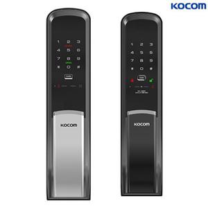 코콤 디지털 도어락 푸쉬풀 RF카드 타공형 주키 KDL-U8900SK