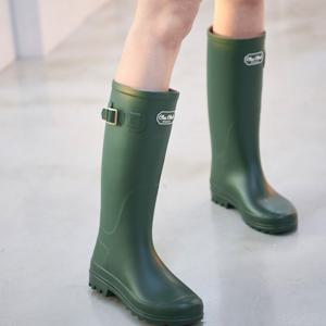 국산 여성레인부츠 롱부츠 톤다운 딥컬러 장마철신발