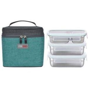 스텐도시락 스텐락 도시락 세트 런치박스 찬합 직사각 중 3단 스