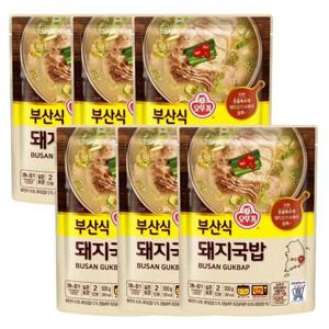 [오뚜기] 오뚜기 부산식 돼지국밥 500g 6개