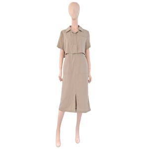 [숲]H라인 셔츠형 투웨이 원피스 SA7OP33