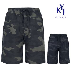 여름 카모플라쥬 스포티 밀리터리 남성 밴딩반바지  KOMMHS34