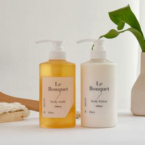 [먼스앤데이즈] 2SET 르 부케 바디워시+바디로션 500ml (총1L)