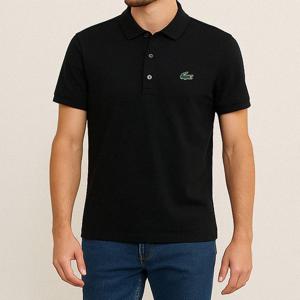 [라코스테]라코스테 베이직 울트라드라이 기능성 러닝 반팔티 폴로티 카라티 블랙 DH3201-031