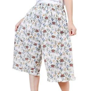 파자마바지 홈웨어 3005 면100 보슈아 플라워 5부