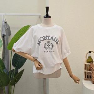 [포커스]  FM4E3TS30591_린넨 혼방 맨투맨 티셔츠