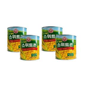 [오뚜기]오뚜기 오쉐프 스위트콘 3kg (캔) 4개