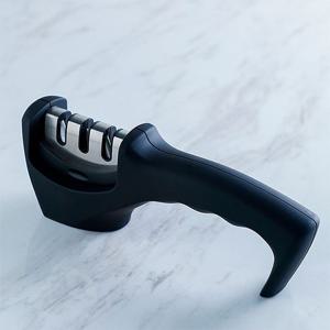 다이아몬드 3단 부엌칼 가위 칼 숫돌 샤프너 칼갈이