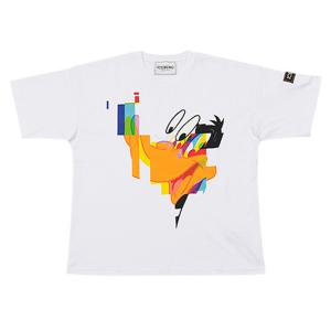 [로로모다] 아이스버그 그래픽 프린트 반팔티 / F075-6307-1101