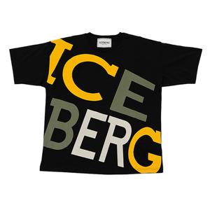 [로로모다] 아이스버그 로고 프린트 반팔티셔츠 /F071-6301-9000