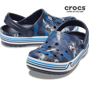 크록스키즈슬리퍼 샌들 TQJ 206152-410 크록밴드 샤크 클로그 키