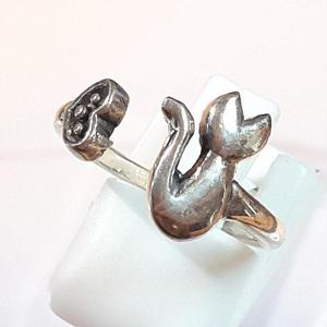 [블루케이] 실버925 silver 엔틱 반지240605-22고양이