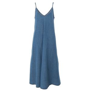 [에이비에프지]민소매 V넥데님롱원피스 APY3QO35H