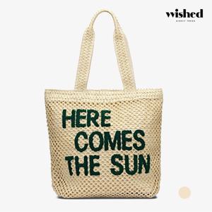 [위시드]영문 레터링 썸머 토트백 (WIBBBG012)