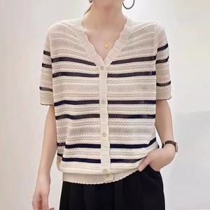 [몽벨리즈]샤인아이스실크니트 mde2301387