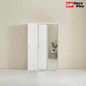 데코파인 필미 슬라이딩 옷장 1200 H세트 작은방 학생 싱글 거울