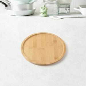 키친몰 대나무 원형 우드트레이(20cm) 나무트레이