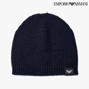 [엠포리오 아르마니]남성 이글 로고 라벨 캐시미어 비니 모자(A514354008)