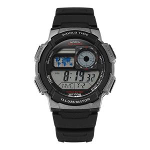 카시오 AE-1000W-1BVDF 디지털 스포츠 군인 남성 우레탄시계
